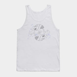 Zodiac sign Pisces Tank Top